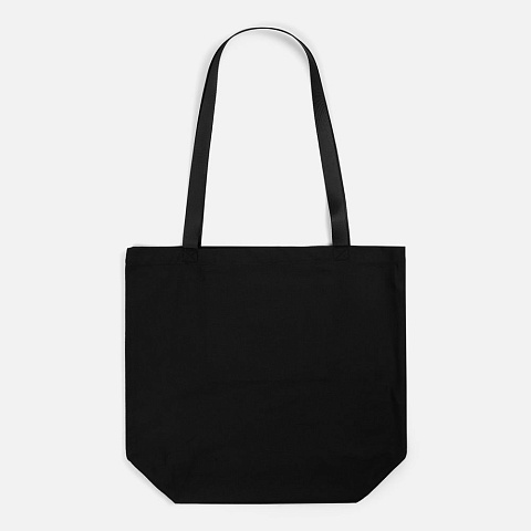 Шопер B5, черный с черными ручками - рис 3.