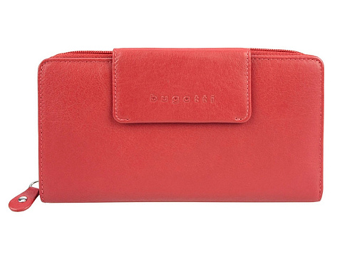 Кошелёк BUGATTI ЗЕНИТ | VERTICE, красный, натуральная воловья кожа, 19,5х3,5х11 см - рис 2.