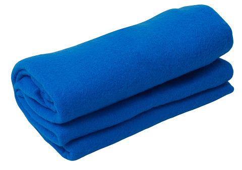 Подарочный набор: кукла фарфоровая, плед флисовый, синий - рис 5.