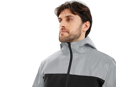 Ветровка светоотражающая Рефлектор гибрид, светоотражающий/черный - рис 6.