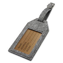 Багажная бирка Tie - Серый