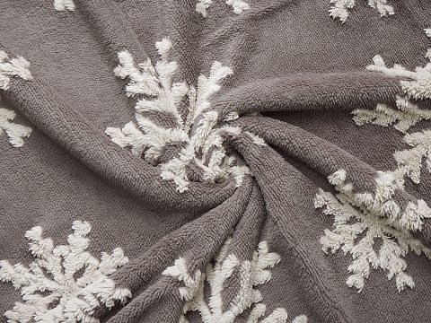 Плед Snowflake новогодний - рис 8.