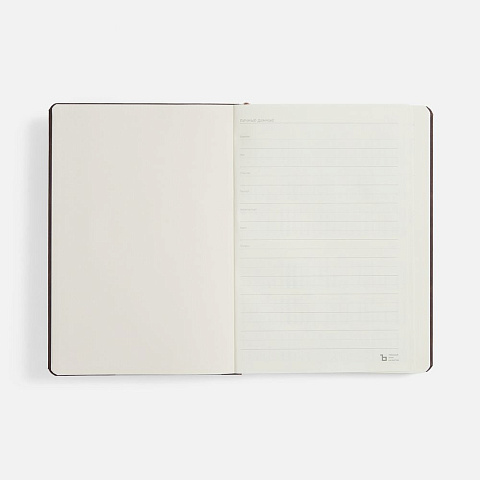 Ежедневник Urban Hard, недатированный, коричневый - рис 5.