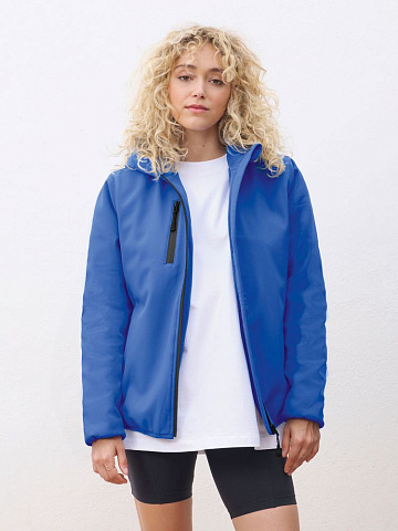 Куртка софтшелл с капюшоном женская Falcon Women, темно-серая - рис 5.