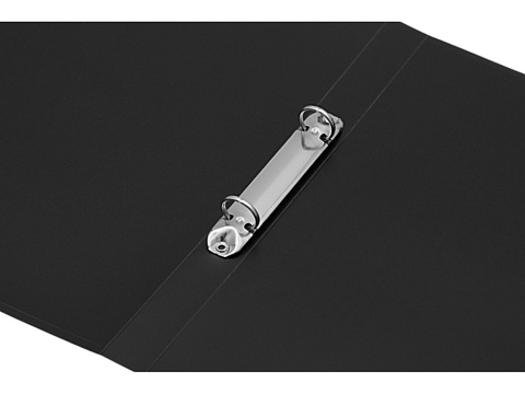 Папка пластиковая с 2 кольцами, черный - рис 5.