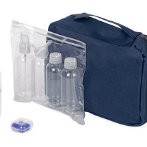 Набор для путешествий Fly away, темно-синий