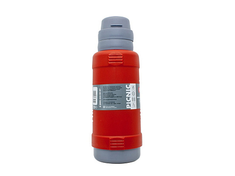 Термос со стеклянной колбой тм THERMOS PICNIC 40 Series Red 1,0L - рис 6.