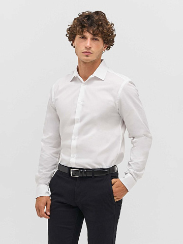 Рубашка мужская Bailey, голубая - рис 5.