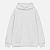Худи унисекс оверсайз Daylero, белое - миниатюра