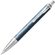 Шариковая ручка Parker IM Premium K318  Blue Grey CT, стержень: M, цвет чернил: blue, в подарочной упаковке.