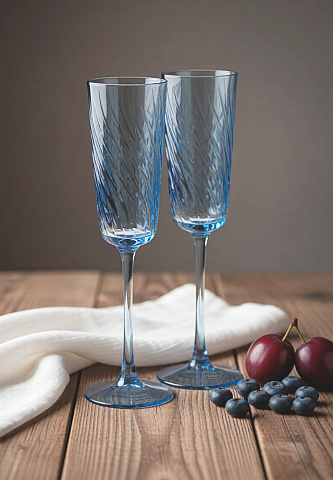 Набор из 2 бокалов для шампанского Linea Asti - рис 6.
