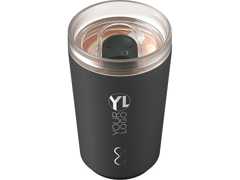 Ocean Bottle термостакан объемом 350 мл - Черный - рис 8.