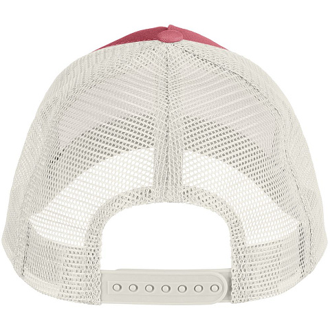 Бейсболка Blink, розовая (лососевая) с молочно-белым - рис 4.