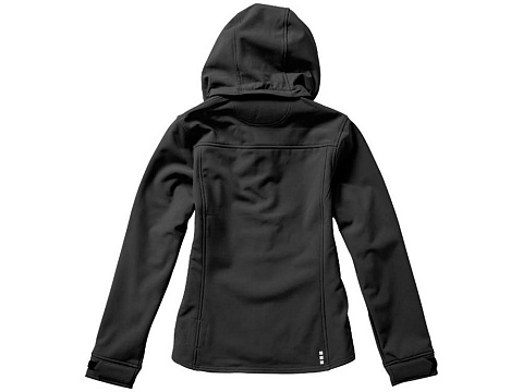 Куртка софтшел Ланглей женская, антрацит - рис 6.