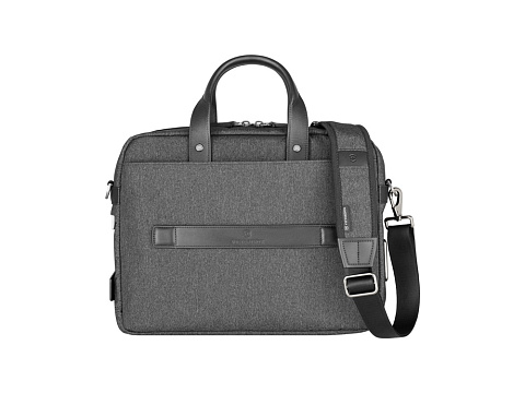 Портфель VICTORINOX Architecture Urban2 15" Briefcase 15'', серый, полиэстер/кожа, 42x13x31 см, 16 л - рис 5.