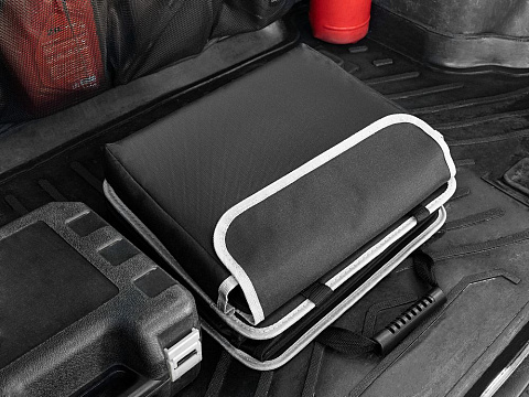 Органайзер в багажник с сумкой-холодильником Arranger, черный с серым - рис 7.