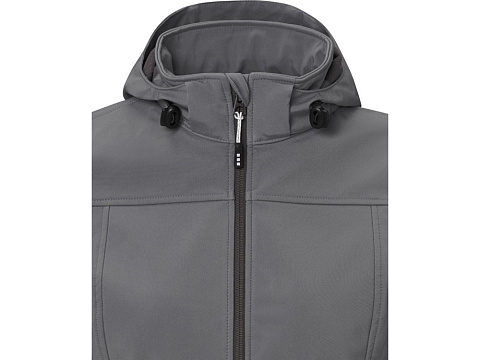 Куртка софтшел Ланглей мужская, стальной - рис 4.