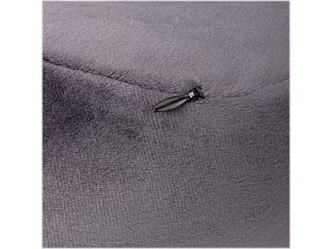 Подушка TORBER, дорожная, с эффектом памяти, тёмно-серая, полиэстер+спандекс - рис 3.