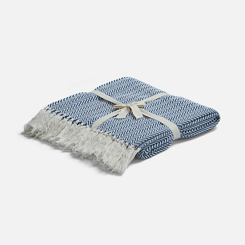 Плед Landour, синий - рис 2.