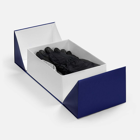 Коробка складная Foldream, M, синяя - рис 4.