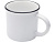 Bari керамическая кружка для сублимации объемом 240 мл, белый - миниатюра