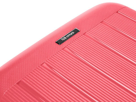 Чемодан TORBER В Отпуск, ярко-розовый, полипропилен, 55 х 36 х 21,5 см, 37 л - рис 6.