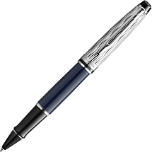 Ручка-роллер Waterman Expert22 SE deluxe Blue CT, цвет: Black, в подарочной упаковке