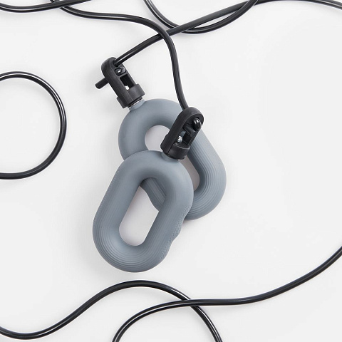 Мультифункциональная скакалка с эспандером Multi McFly, серая - рис 4.