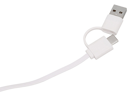 Универсальный кабель с подставкой 4-в-1 Unicable, белый - рис 4.