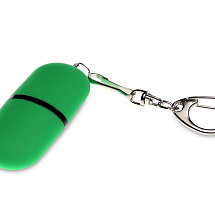 Флешка Goutte Soft-touch на 8 Гб, зеленый