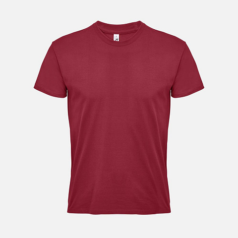 Футболка Imperial 190, красная (бургунди) - рис 2.