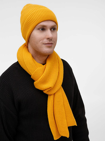 Шапка Nobilis Mono, желтая (медовая) - рис 7.