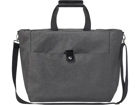 Сумка-холодильник Fabrizio со штопором, серый/черный