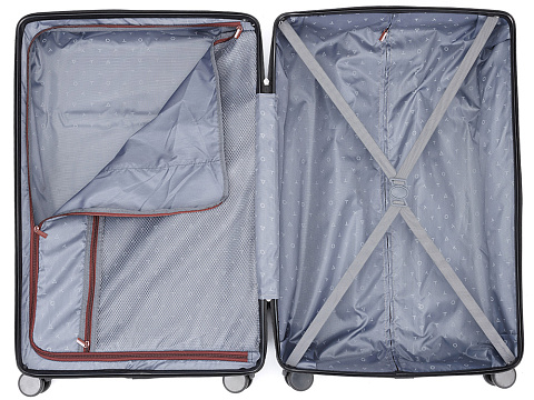 Чемодан TORBER Onego, бордовый, ABS-пластик, 69,5 х 46 х 26 см, 69 л - рис 4.