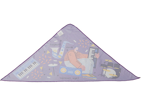 Треугольная бандана с возможностью полноцветной печати - рис 2.