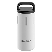 Вакуумный термос с керамическим покрытием бытовой, тм bobber, 590 мл. Артикул Bottle-590 Iced Water (белый)