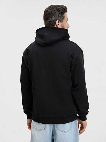 Худи унисекс оверсайз Songo, черное - рис 8.