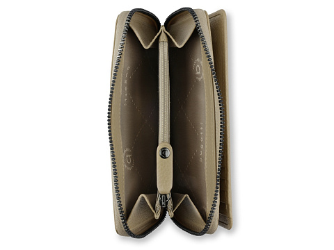 Кошелёк женский BUGATTI ЭЛЬЗА | ELSA, с защитой данных RFID, песочного цвета, воловья кожа/полиэстер, 15,5х3х9,5 см - рис 4.