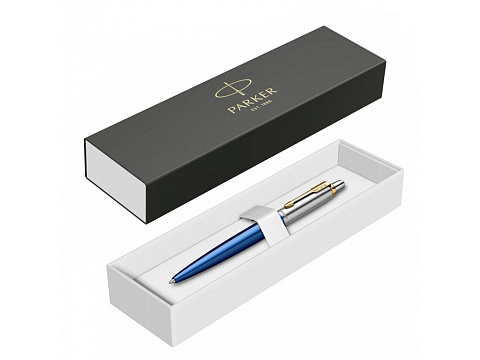 Шариковая ручка Parker Jotter SE 135 Lacquer Blue St.Steel GT, стержень: M, цвет чернил : blue, в подарочной упаковке - рис 2.