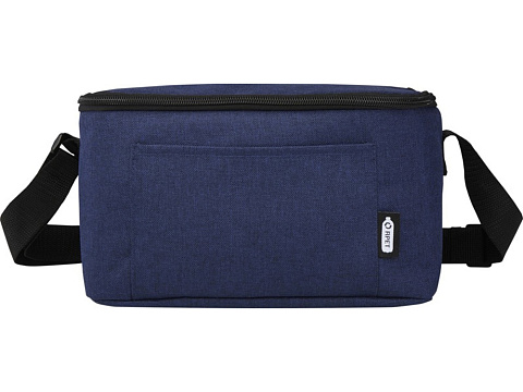 Tundra сумка-холодильник на 6 банок из переработанного РЕТ-пластика - Heather navy - рис 2.