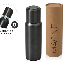 Вакуумный термос c магнитной крышкой Magne, 500 мл, темно-серый