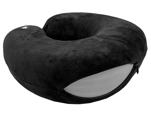 Подушка для путешествий с эффектом памяти Мемо Drowsy Black - рис 6.