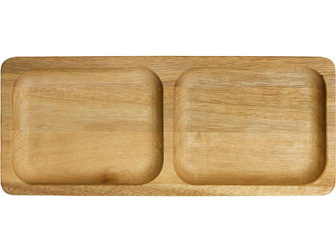 Менажница из акации с двумя секциями Almond - рис 3.