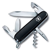 Нож перочинный VICTORINOX Spartan, 91 мм, 12 функций, чёрный