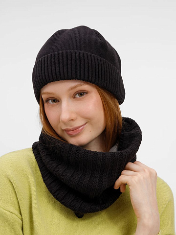 Шапка ComFleece, черная - рис 7.