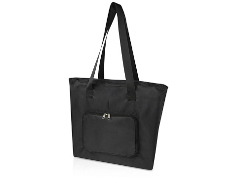 EcoFold Складная эко-сумка из RPET 16 л - сплошной черный